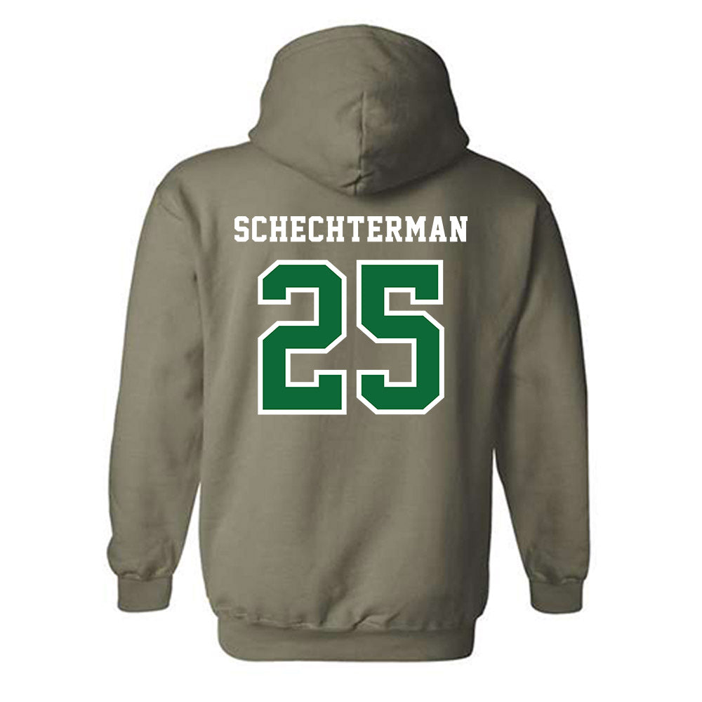 EMich - NCAA Baseball : Ben Schechterman - Classic Shersey Hooded Sweatshirt-1