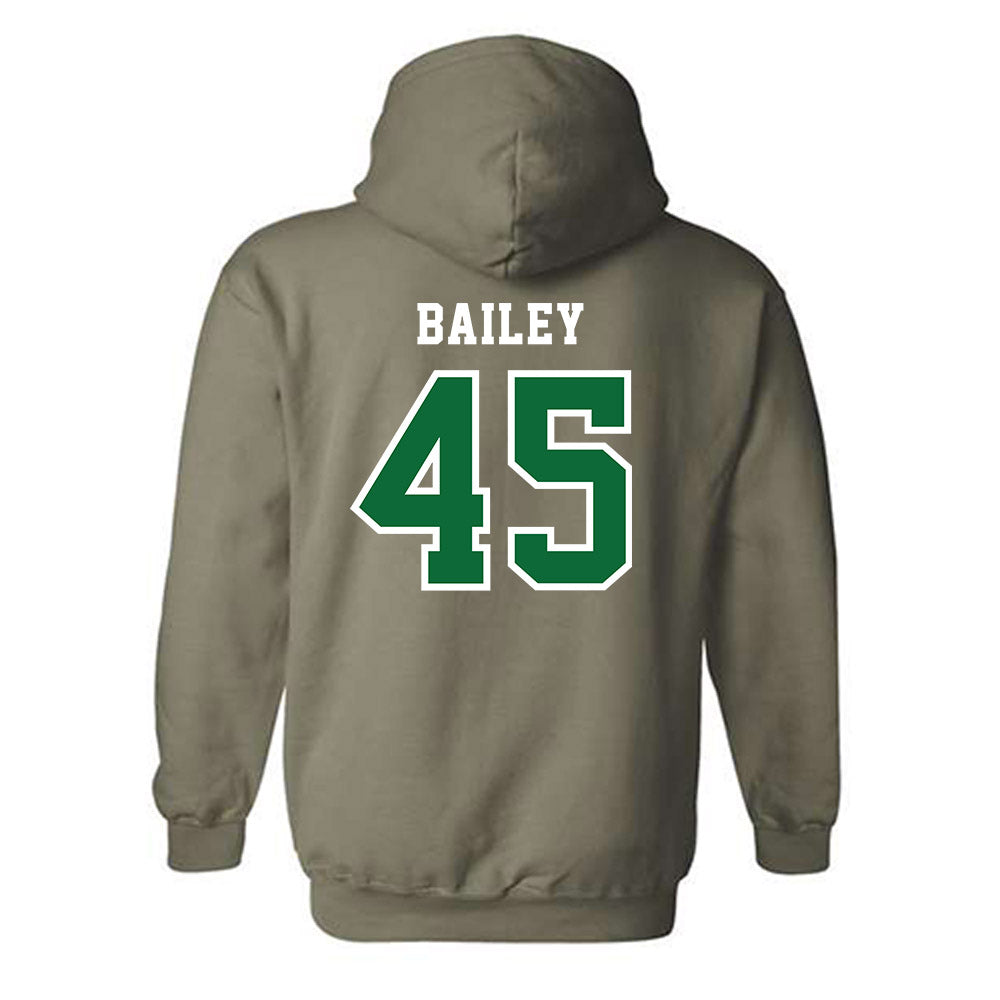 EMich - NCAA Football : Kadin Bailey - Classic Shersey Hooded Sweatshirt-1