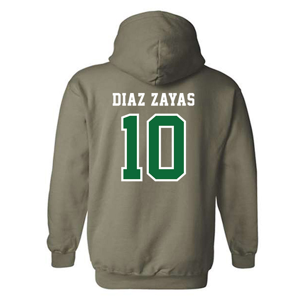EMich - NCAA Women's Tennis : Lara Diaz Zayas - Classic Shersey Hooded Sweatshirt-1