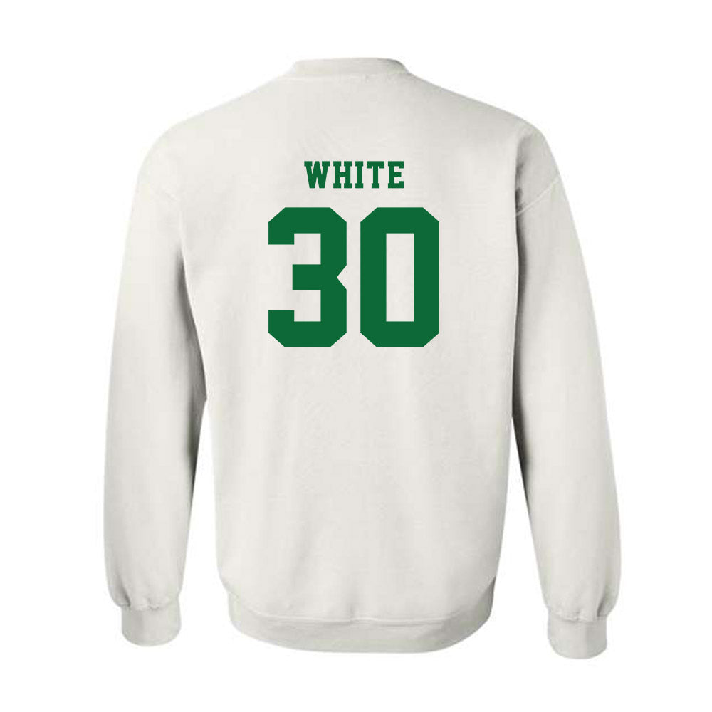 EMich - NCAA Baseball : Carter White - Classic Shersey Crewneck Sweatshirt-1