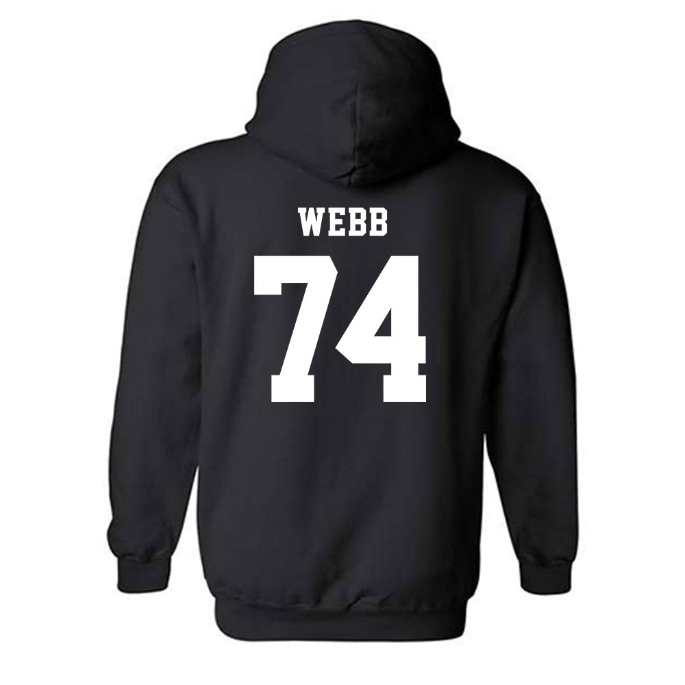 EMich - NCAA Football : Spencer Webb - Classic Shersey Hooded Sweatshirt-1