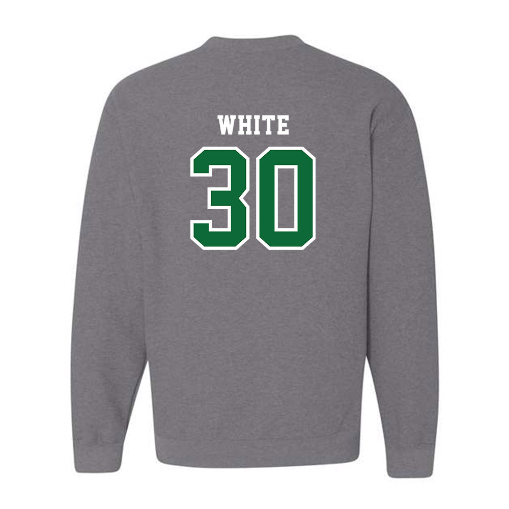 EMich - NCAA Baseball : Carter White - Classic Shersey Crewneck Sweatshirt-1