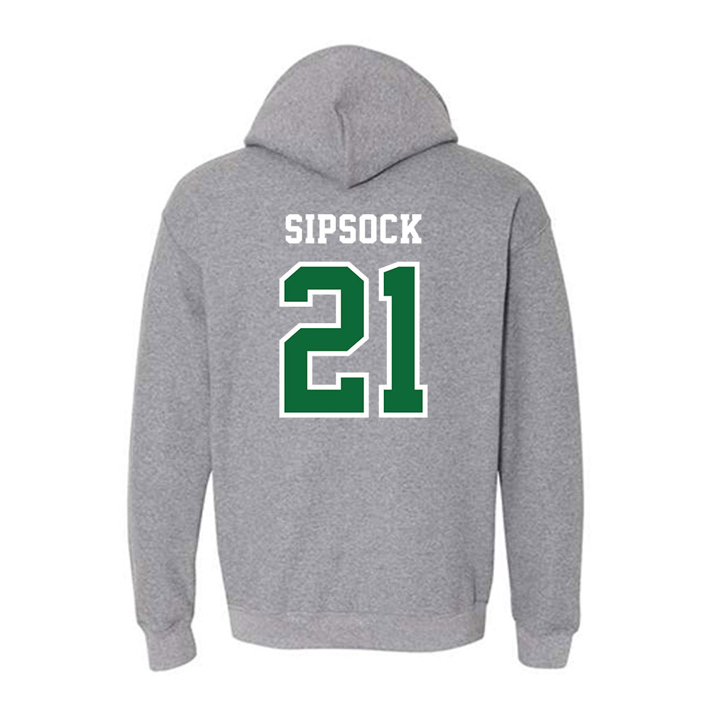 EMich - NCAA Women's Soccer : Olivia Sipsock - Classic Shersey Hooded Sweatshirt-1