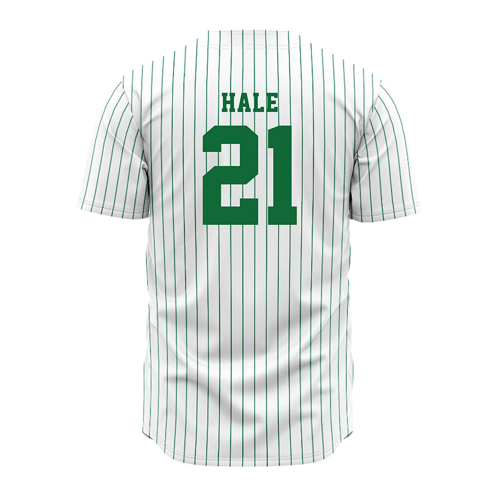 EMich - NCAA Baseball : John Hale - White Jersey-1
