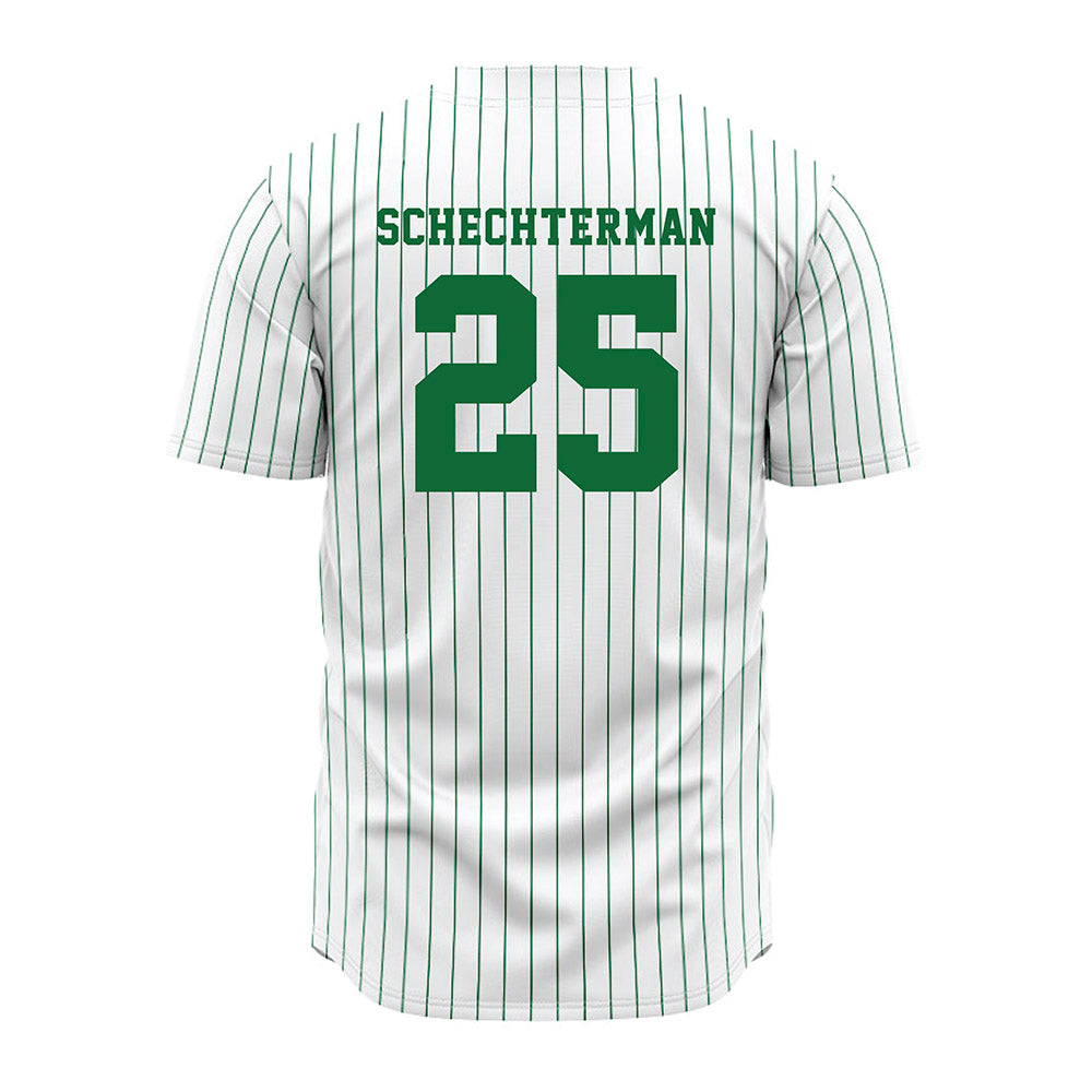 EMich - NCAA Baseball : Ben Schechterman - White Jersey-1