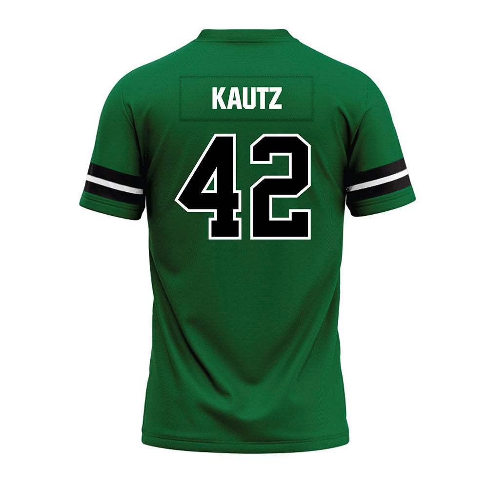 EMich - NCAA Football : Jack Kautz - Green Premium Football Jersey-1