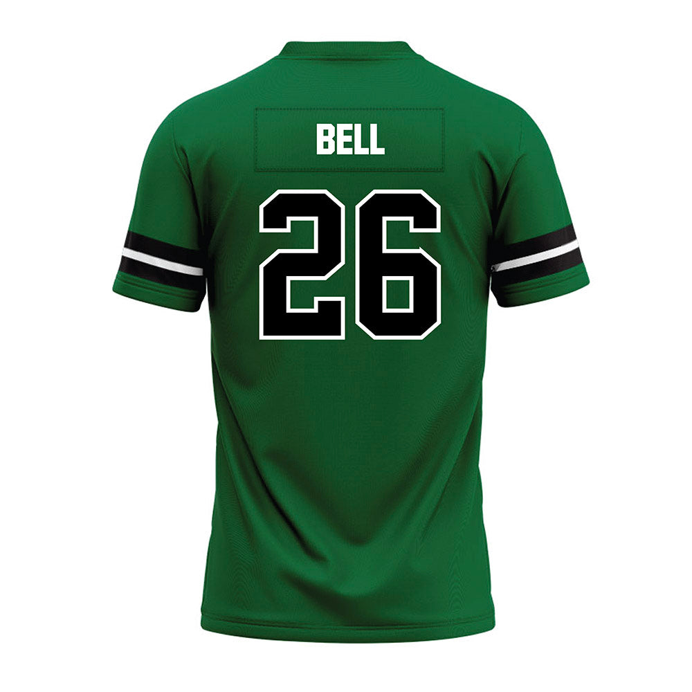 EMich - NCAA Football : Solomon Bell - Green Premium Football Jersey-1