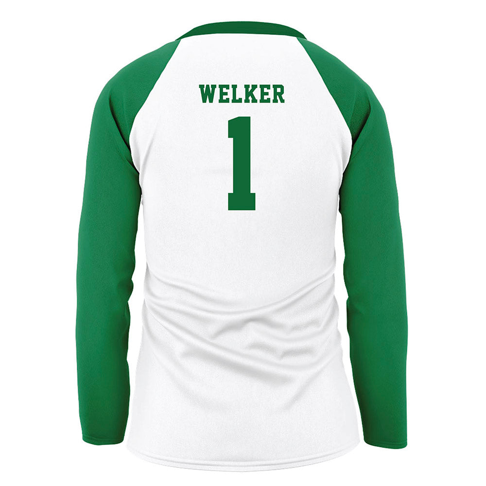 EMich - NCAA Women's Volleyball : Hatteras Welker - Volleyball Jersey-1