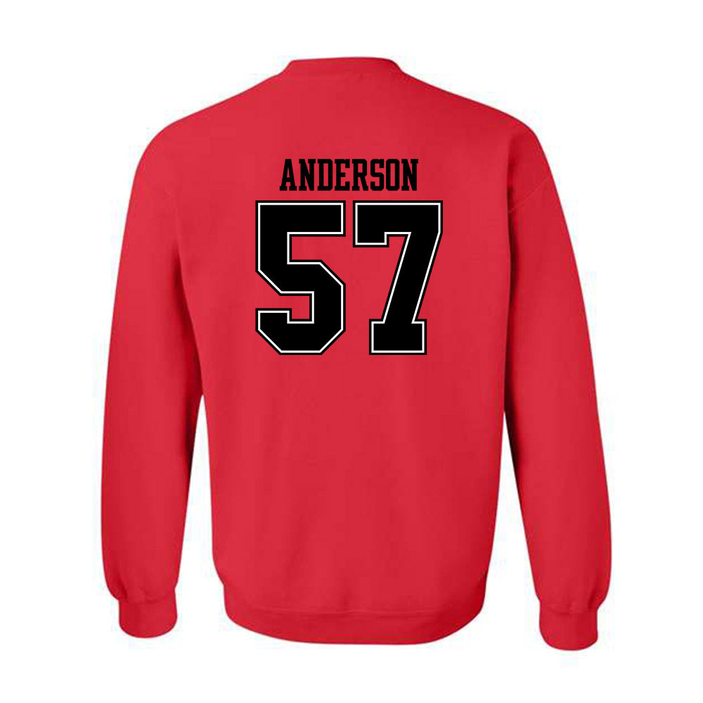 Valdosta State - NCAA Football : Wyatt Anderson - Classic Shersey Crewneck Sweatshirt-1