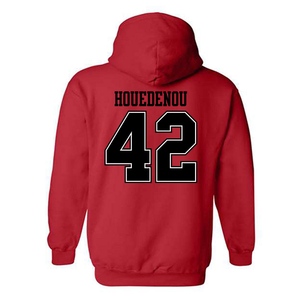 Valdosta State - NCAA Football : Joel Houedenou - Classic Shersey Hooded Sweatshirt-1