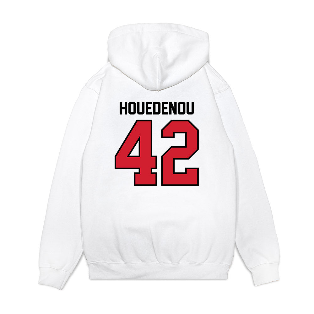 Valdosta State - NCAA Football : Joel Houedenou - Classic Shersey Hooded Sweatshirt-1