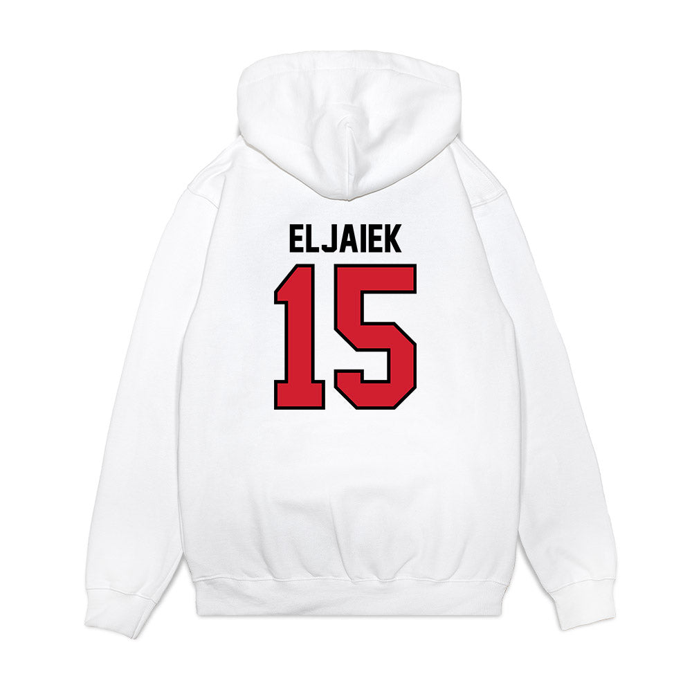 Valdosta State - NCAA Baseball : Farid Eljaiek - Classic Shersey Hooded Sweatshirt-1