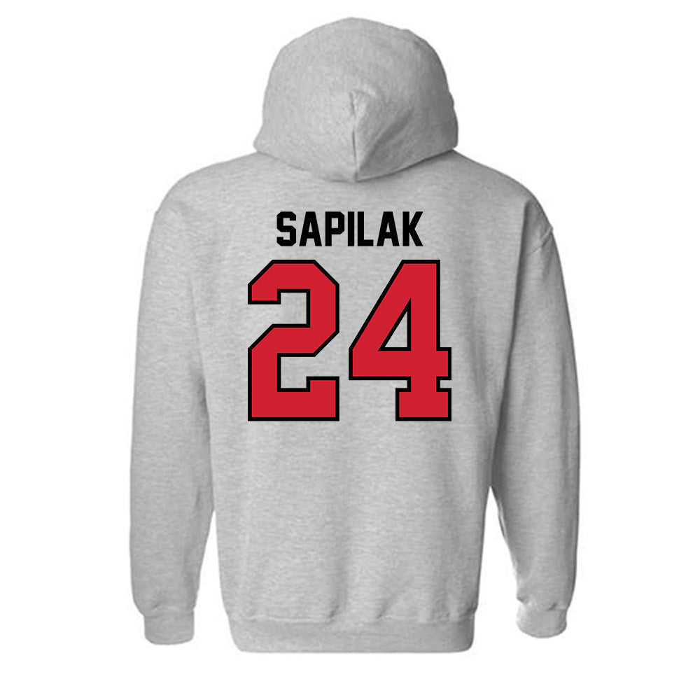 Valdosta State - NCAA Women's Basketball : Alina Sapilak - Classic Shersey Hooded Sweatshirt-1