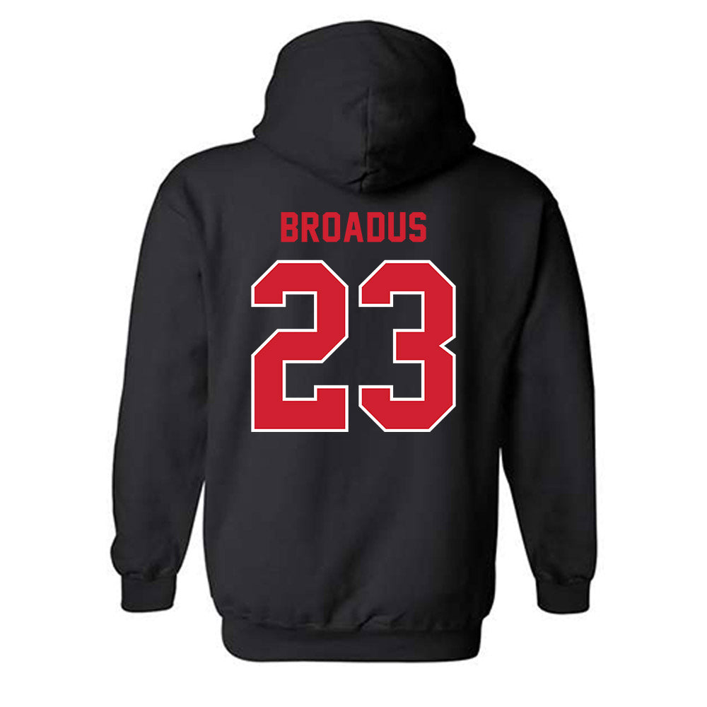 Valdosta State - NCAA Women's Basketball : Amaya Broadus - Classic Shersey Hooded Sweatshirt-1