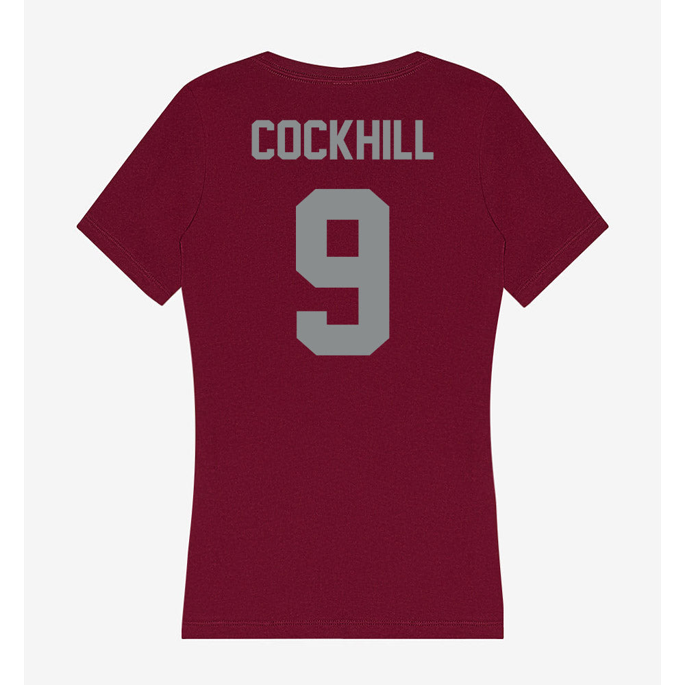 Montana - NCAA Softball : Anna Cockhill - Women's V-Neck T-Shirt-1