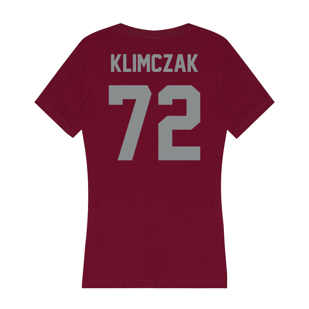 Montana - NCAA Football : Cade Klimczak - Women's V-Neck T-Shirt-1