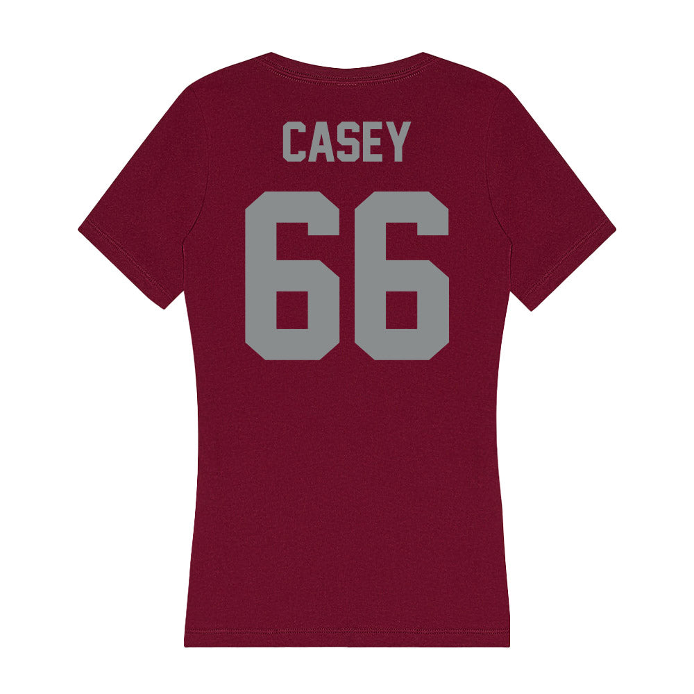 Montana - NCAA Football : Brandon Casey - Women's V-Neck T-Shirt-1