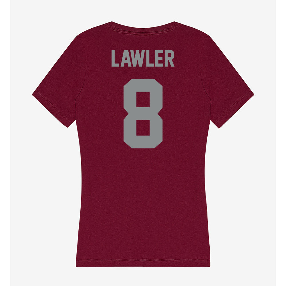 Montana - NCAA Football : Kenzel Lawler - Women's V-Neck T-Shirt-1