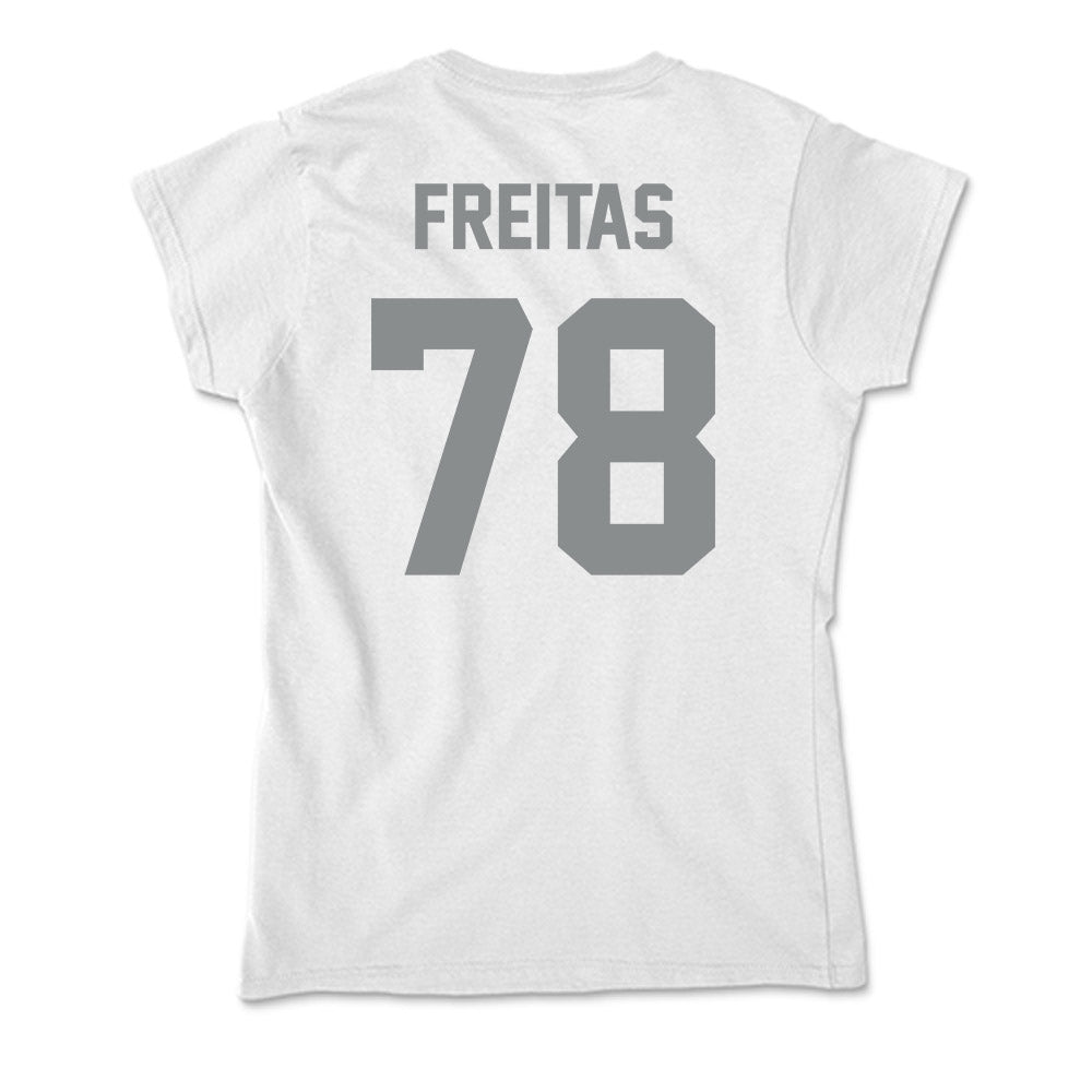 Montana - NCAA Football : Lucas Freitas - Soft Style Women’s T-Shirt-1