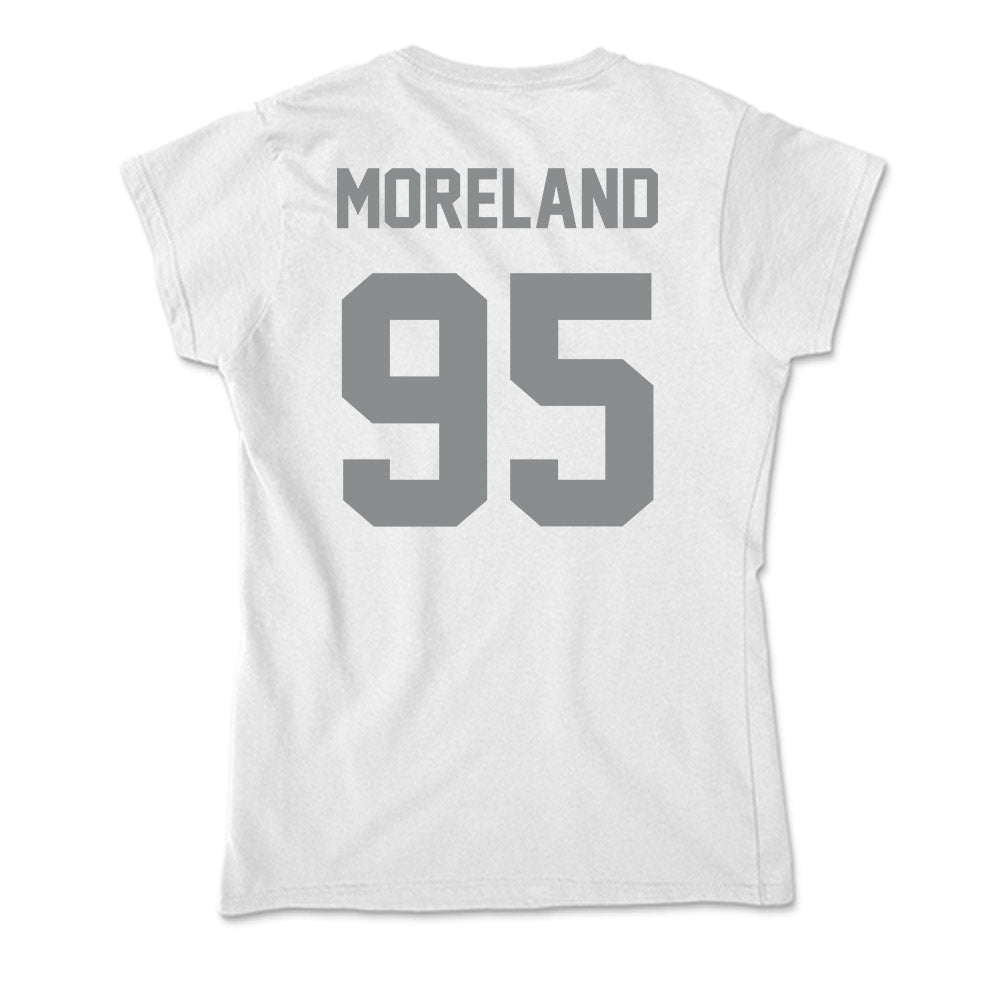 Montana - NCAA Football : Derek Moreland - Soft Style Women’s T-Shirt-1