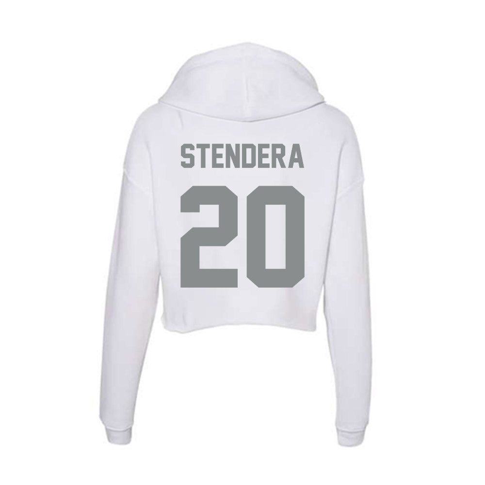 Montana - NCAA Women's Soccer : Addison Stendera - Women's Crop Fleece Hoodie-1