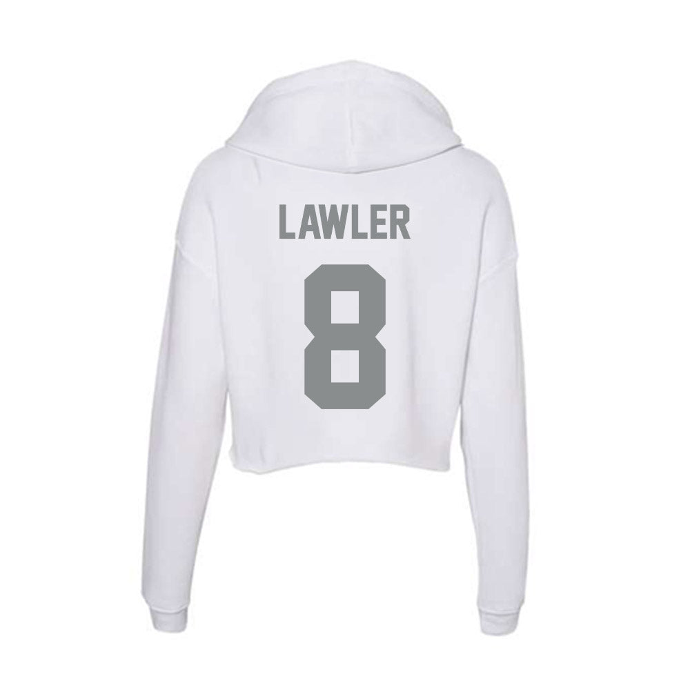 Montana - NCAA Football : Kenzel Lawler - Women's Crop Fleece Hoodie-1