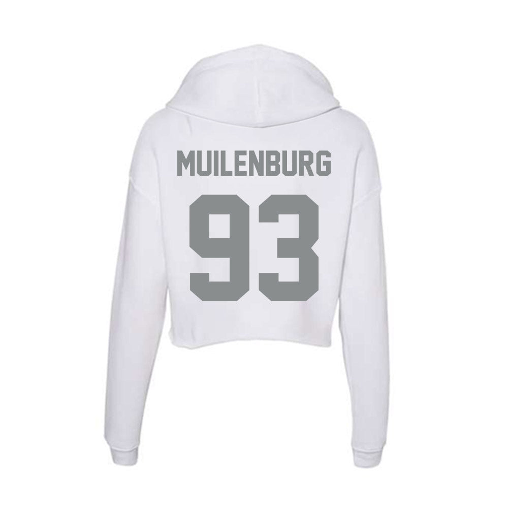 Montana - NCAA Football : Cole Muilenburg - Women's Crop Fleece Hoodie-1