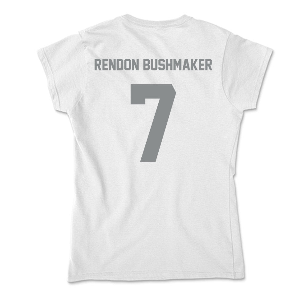 Montana - NCAA Women's Soccer : Kayla Rendon Bushmaker - Soft Style Women’s T-Shirt-1