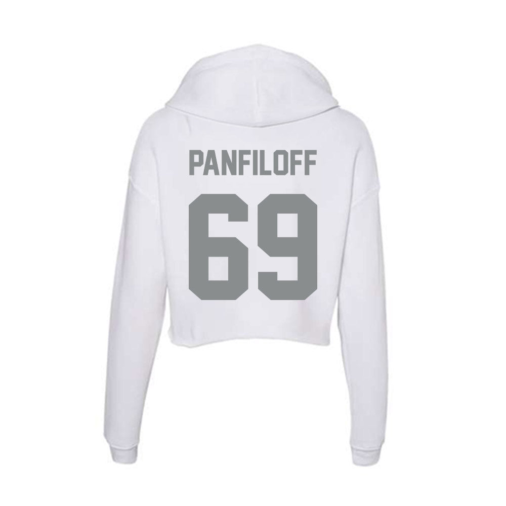 Montana - NCAA Football : Cannon Panfiloff - Women's Crop Fleece Hoodie-1