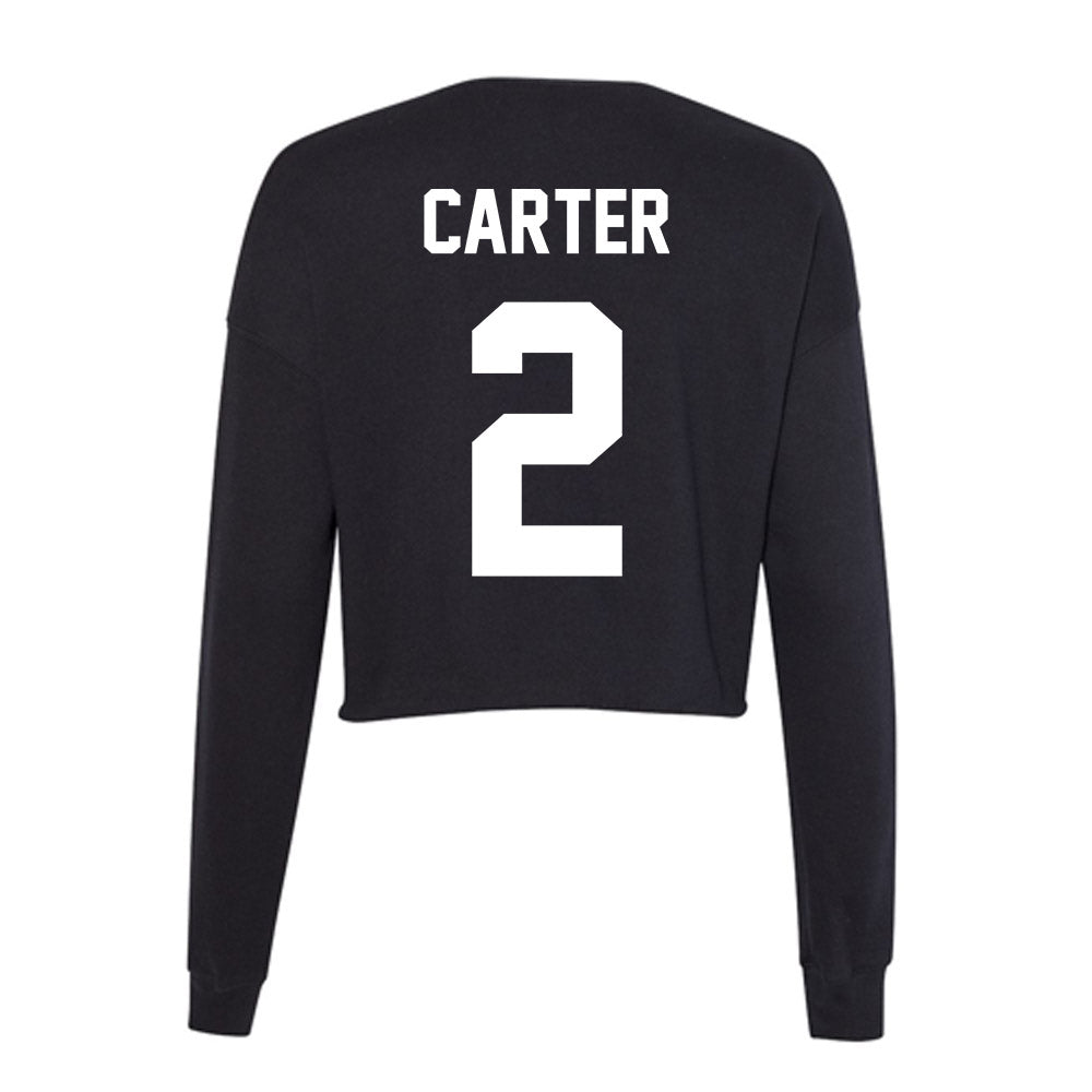 Portland State - NCAA Women's Basketball : Jamia Carter - Classic Shersey Women's Cropped Crew Fleece-1