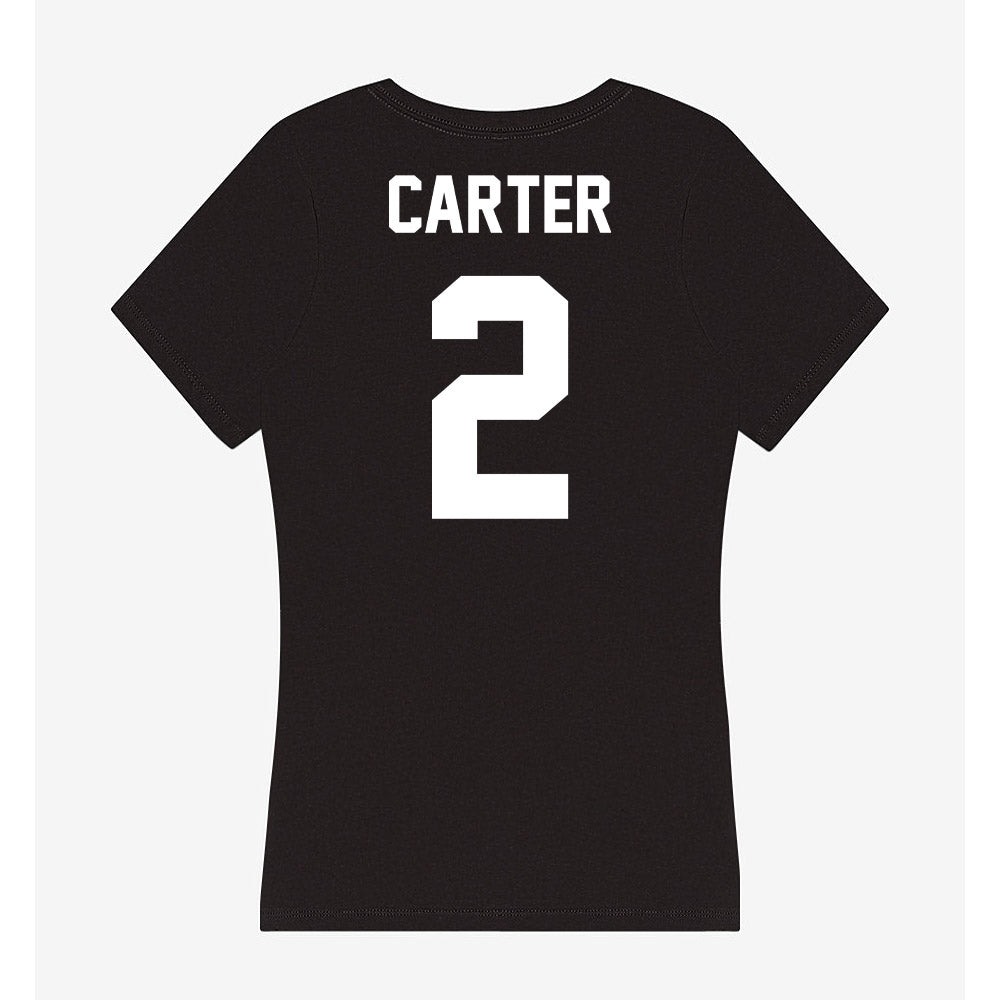 Portland State - NCAA Women's Basketball : Jamia Carter - Classic Shersey Women's V-Neck T-Shirt-1