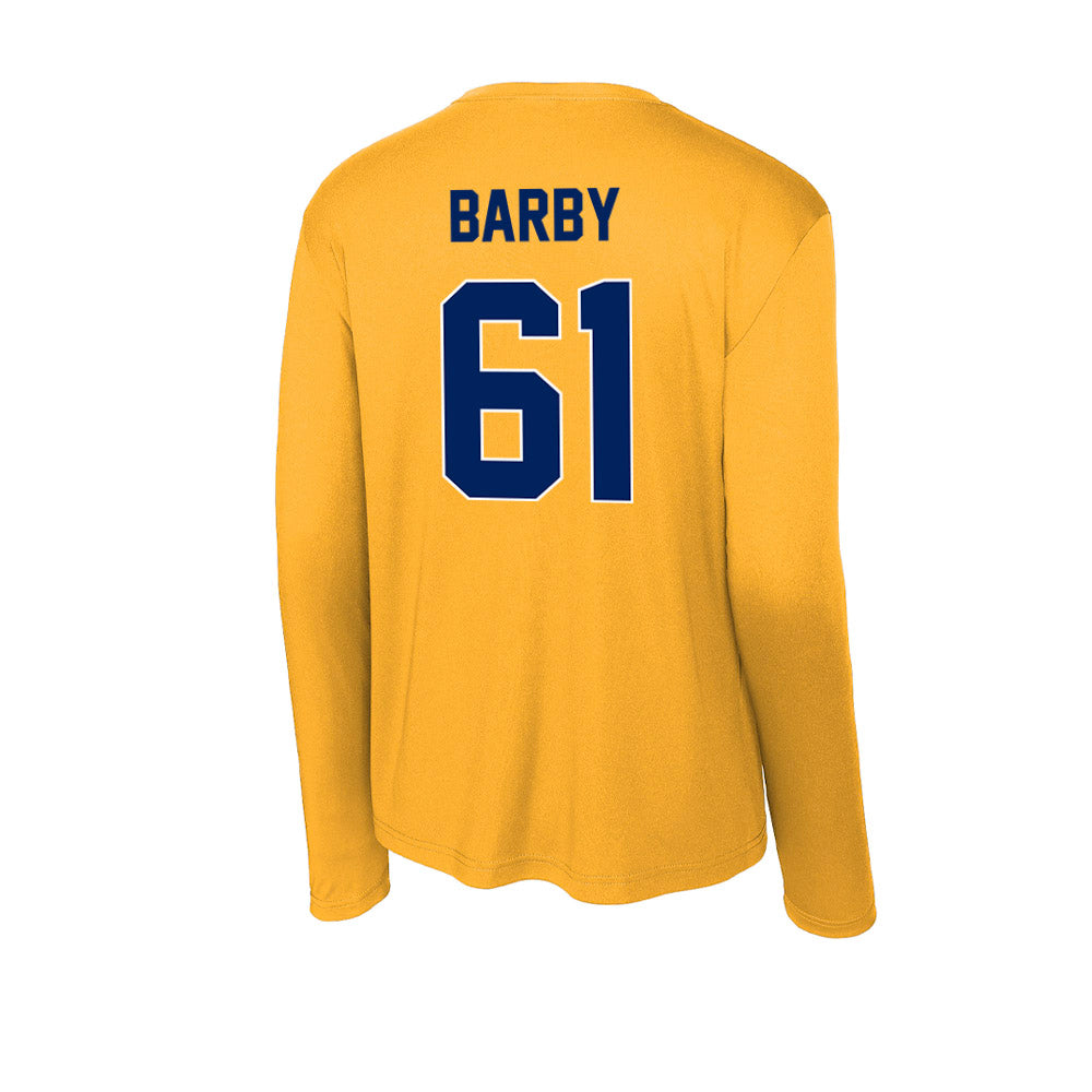 UW Eau Claire - NCAA Football : Lucas Barby - Activewear Long Sleeve T-Shirt-1