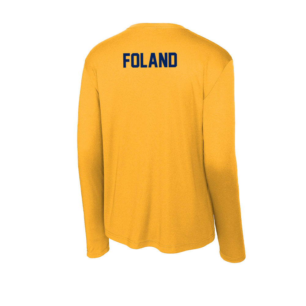 UW Eau Claire - NCAA Men's Track & Field : Max Foland - Activewear Long Sleeve T-Shirt-1