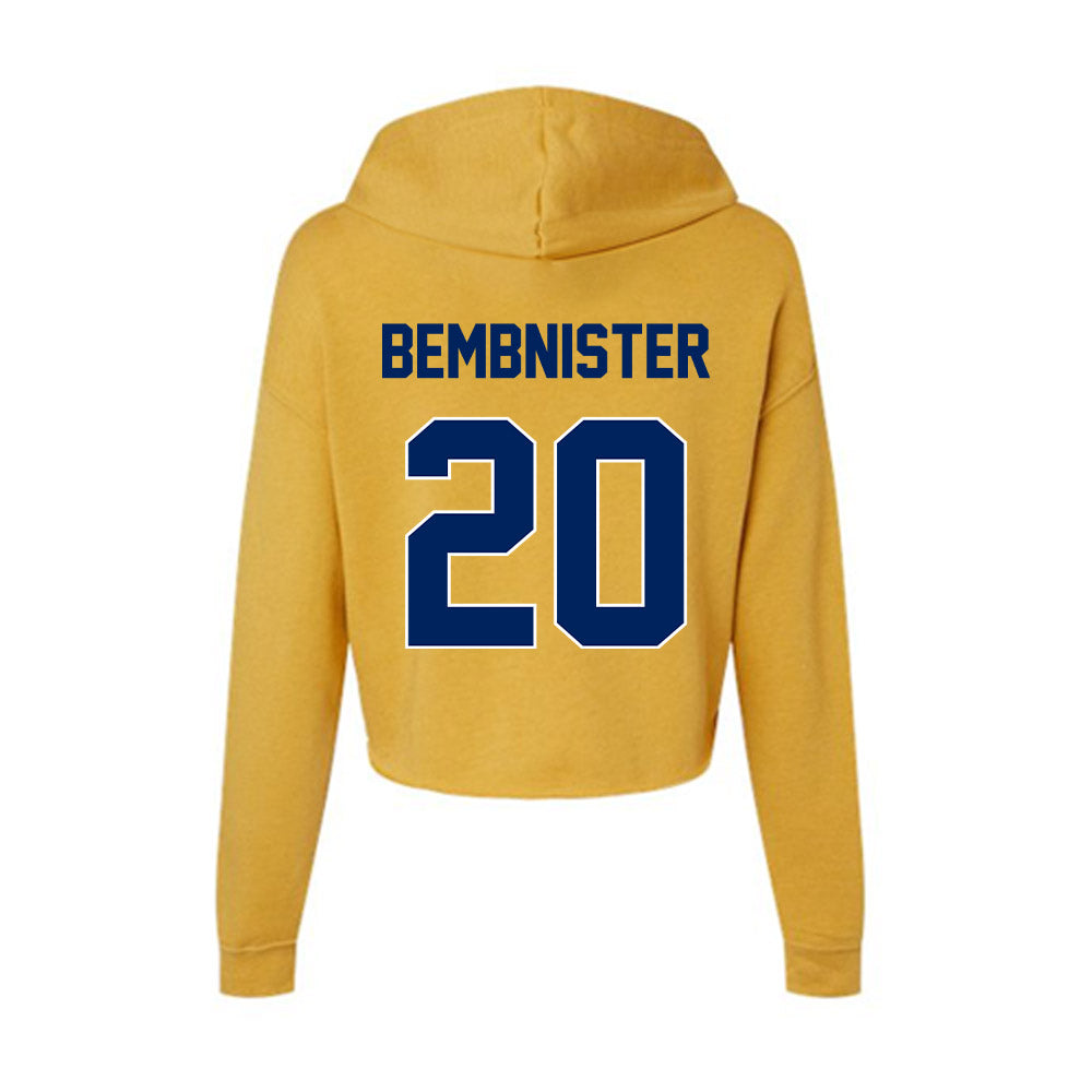 UW Eau Claire - NCAA Women's Soccer : Taylor Bembnister - Women's Crop Fleece Hoodie-1