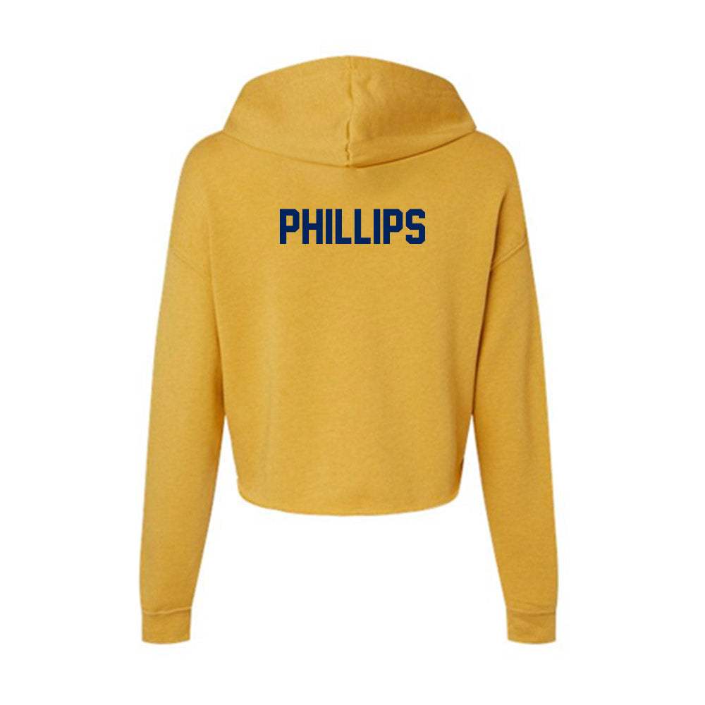 UW Eau Claire - NCAA Football : Ayden Phillips - Women's Crop Fleece Hoodie-1