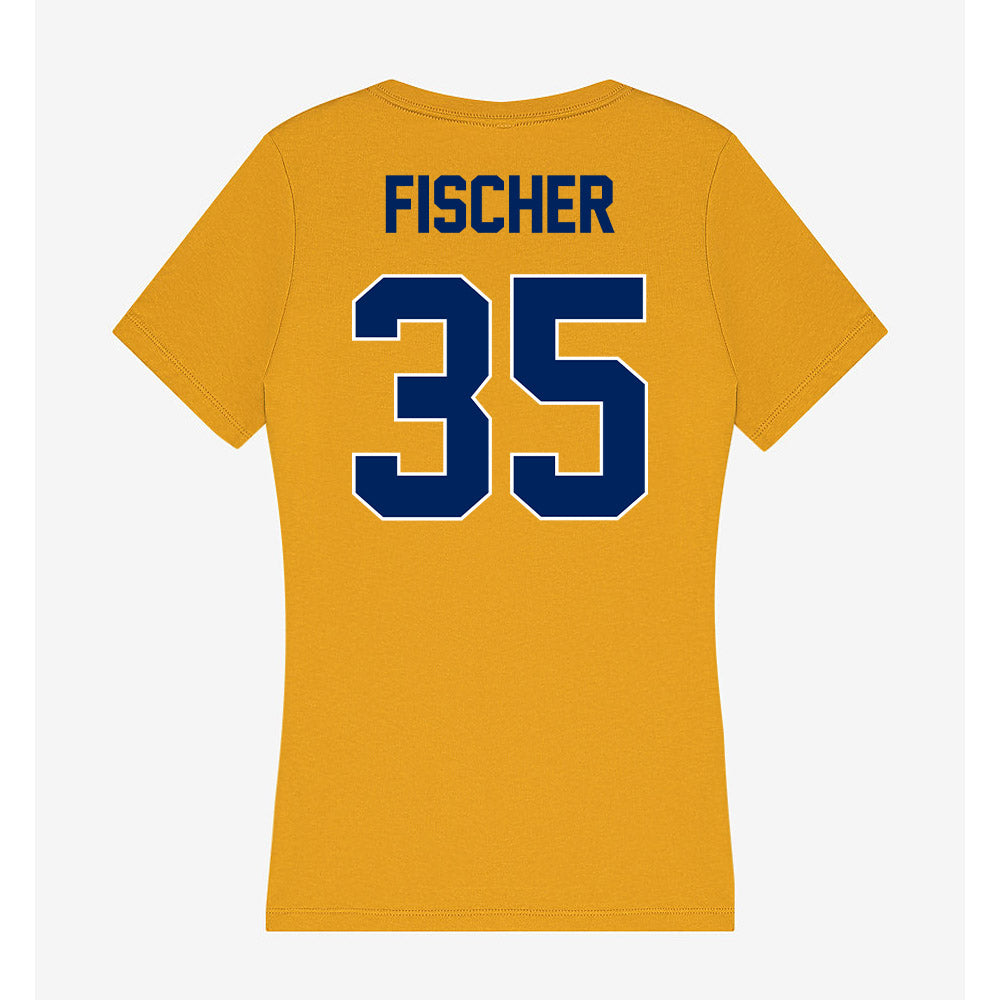 UW Eau Claire - NCAA Baseball : Evan Fischer - Women's V-Neck T-Shirt-1