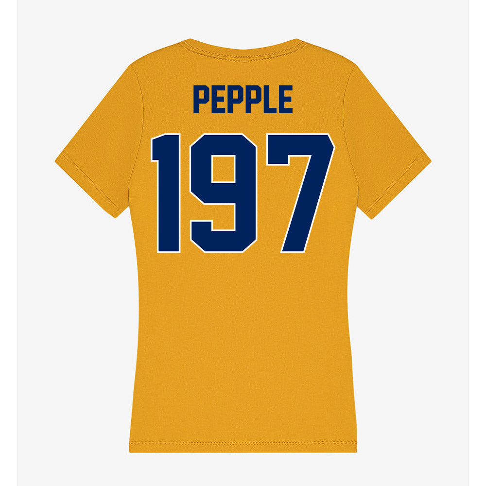 UW Eau Claire - NCAA Wrestling : Ian Pepple - Women's V-Neck T-Shirt-1