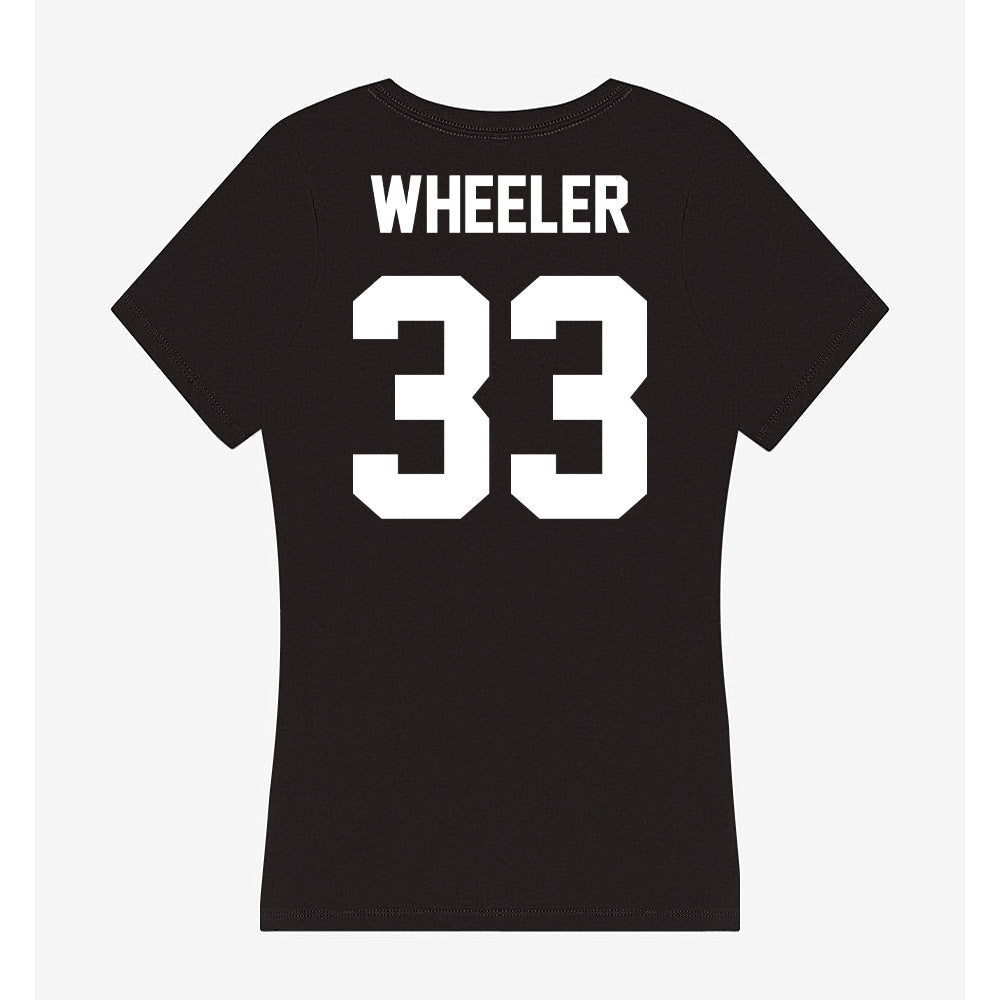 Utah Valley - NCAA Men's Soccer : Ashton Wheeler - Women's V-Neck T-Shirt-1