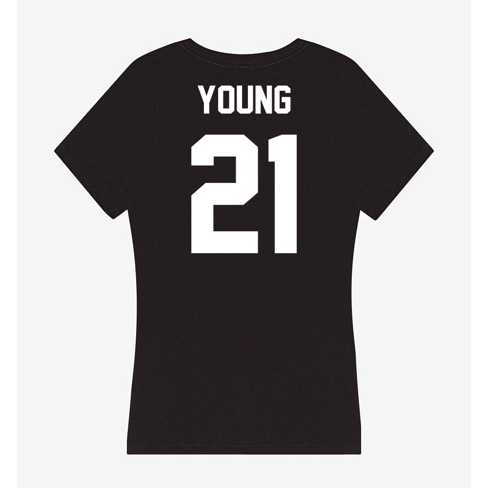 Utah Valley - NCAA Women's Soccer : elle young - Women's V-Neck T-Shirt-1