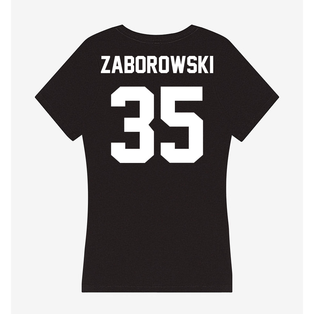 Utah Valley - NCAA Baseball : Landon Zaborowski - Women's V-Neck T-Shirt-1