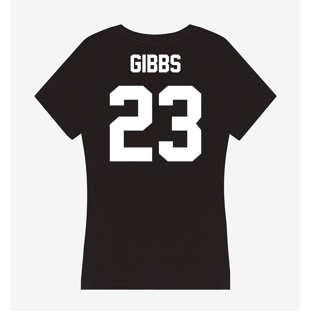 Utah Valley - NCAA Softball : Megan Gibbs - Women's V-Neck T-Shirt-1