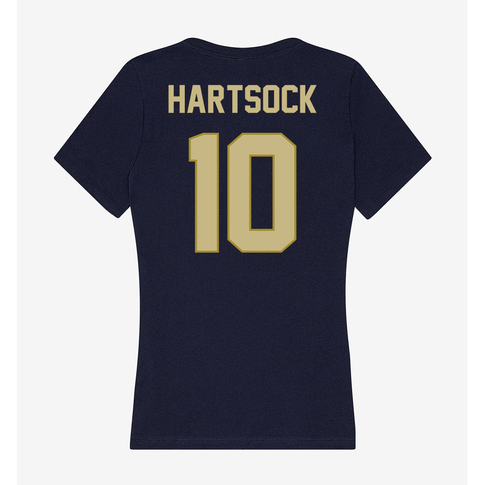 Oral Roberts - NCAA Women's Basketball : Preslee Hartsock - Women's V-Neck T-Shirt-1