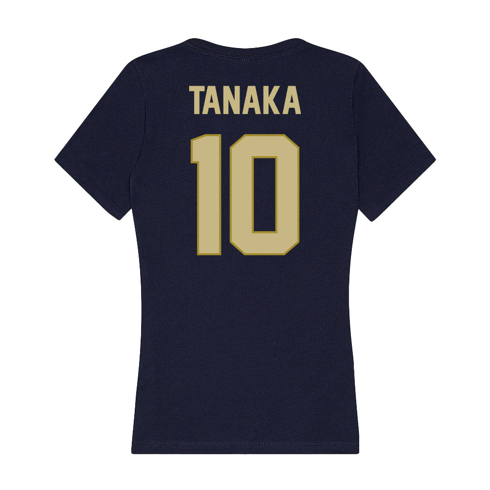 Oral Roberts - NCAA Baseball : Makani Tanaka - Women's V-Neck T-Shirt-1