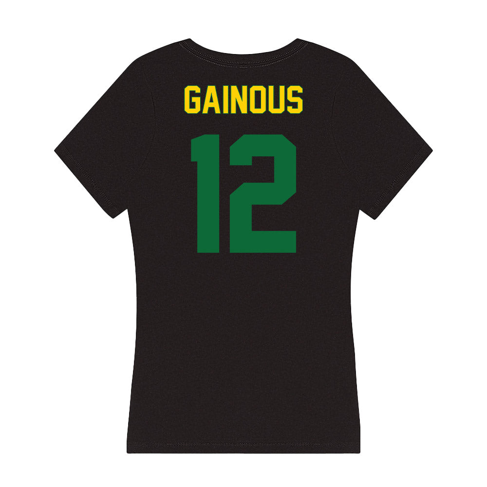 - NCAA Football : Juan Gainous - Classic Shersey Women's V-Neck T-Shirt-1