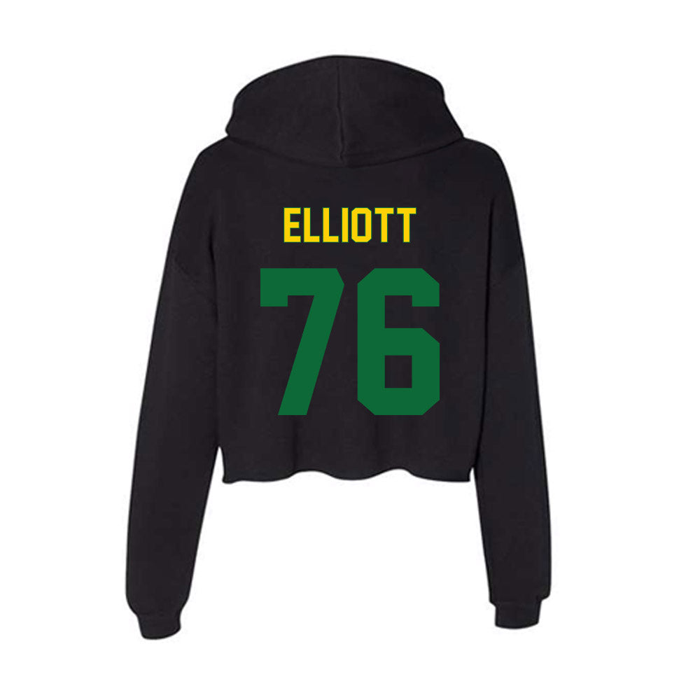 KYSU - NCAA Football : DeMarcus Elliott - Classic Shersey Women's Crop Fleece Hoodie-1