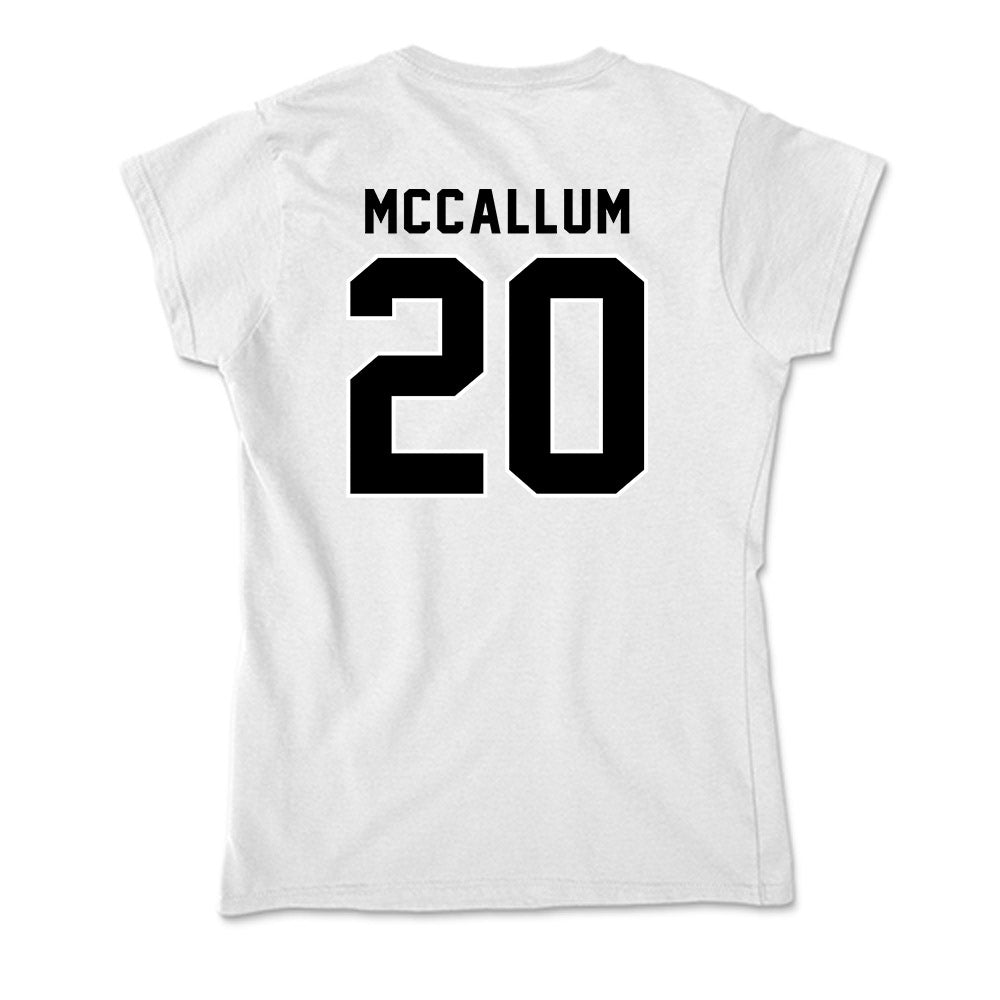 Providence - NCAA Men's Ice Hockey : Kale McCallum - Soft Style Women’s T-Shirt-1