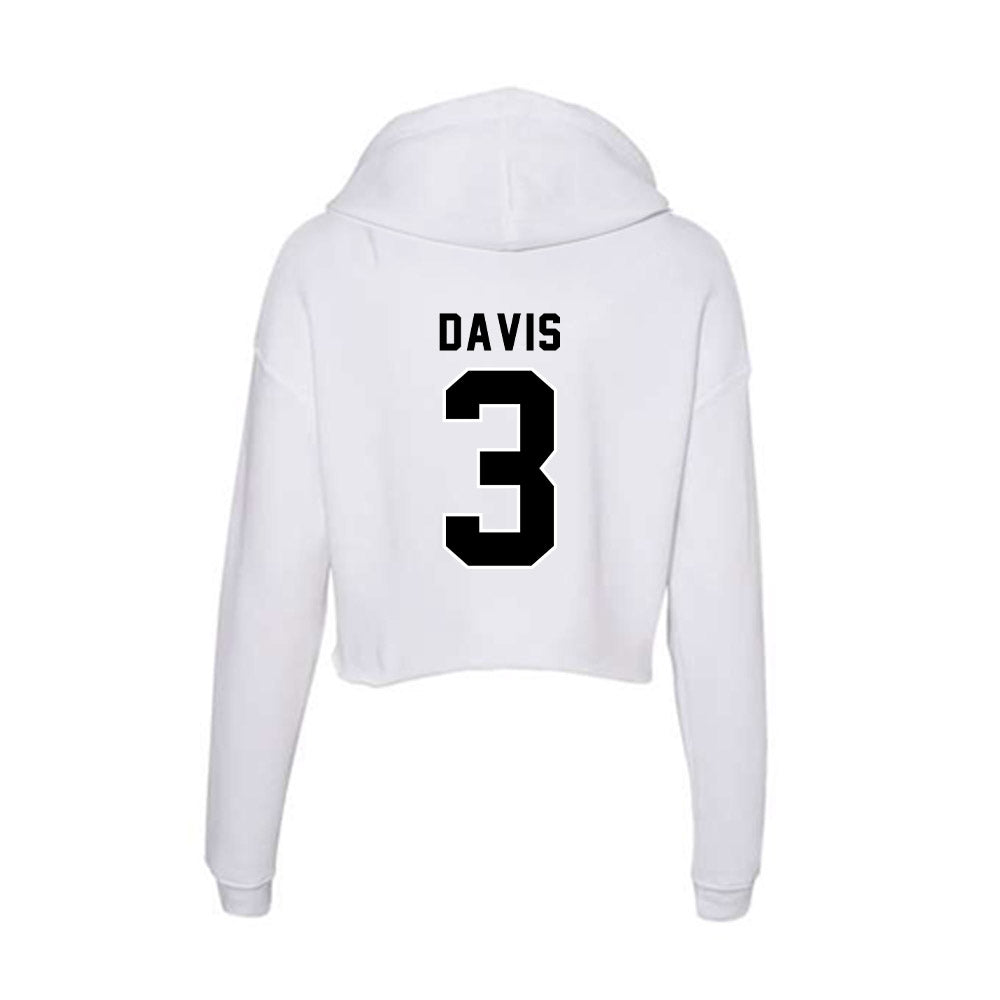 Providence - NCAA Men's Basketball : Daquan Davis - Women's Crop Fleece Hoodie-1