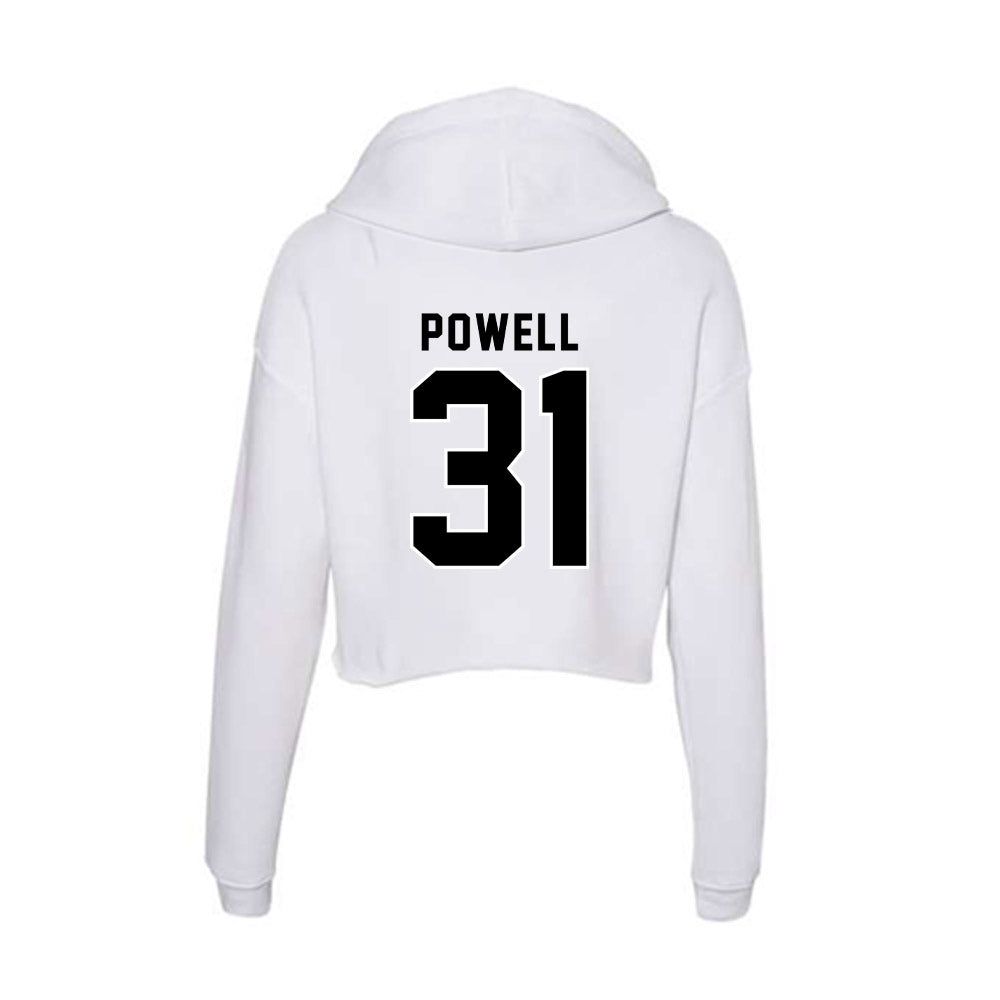 Providence - NCAA Men's Basketball : Duncan Powell - Women's Crop Fleece Hoodie-1