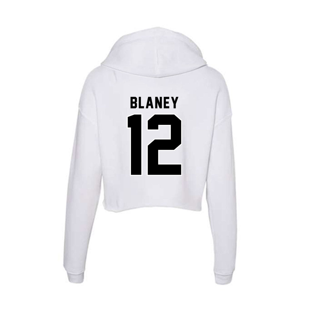 Providence - NCAA Women's Ice Hockey : Peyton Blaney - Women's Crop Fleece Hoodie-1