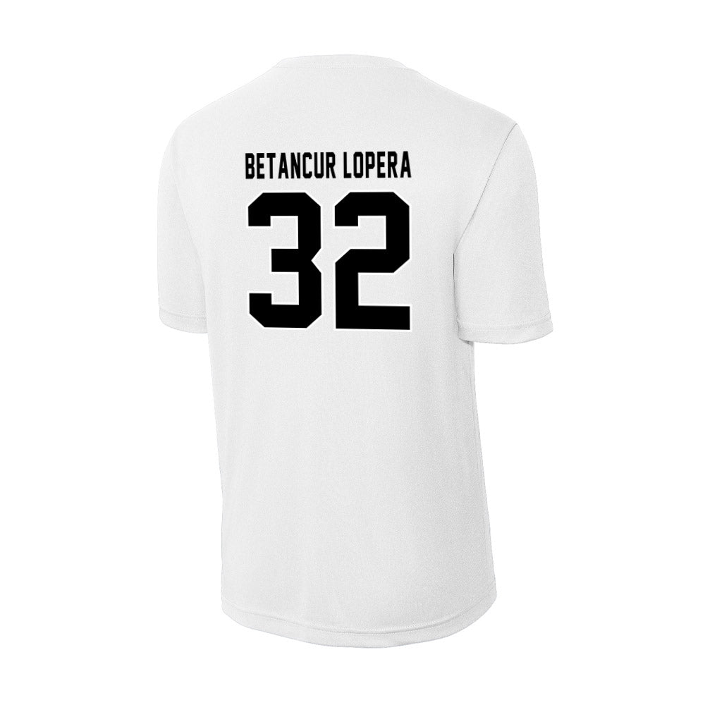 Providence - NCAA Men's Soccer : Steban Betancur Lopera - Activewear T-Shirt-1